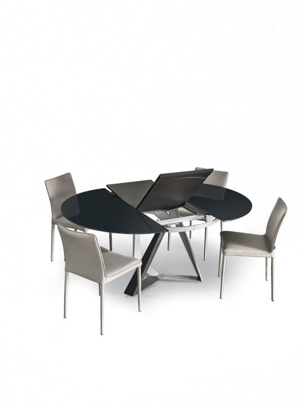 52.87 Millennium Round Extending Table by Bontempi Casa - Trade Source Furniture
