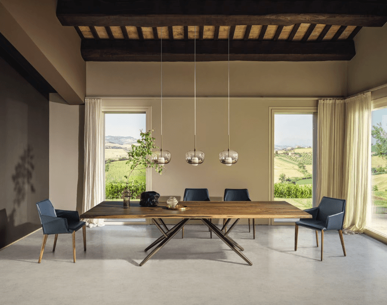 53.43 Bridge Dining Table by Bontempi Casa - Trade Source Furniture