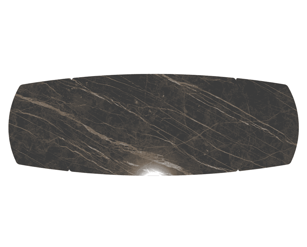 53.79 Bach Extending Dining Table with Rounded Corners - Bontempi