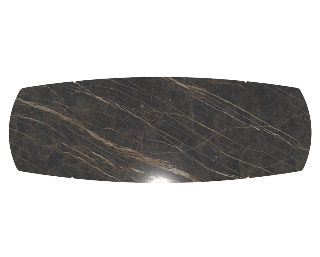 53.79 Bach Extending Dining Table with Rounded Corners - Bontempi