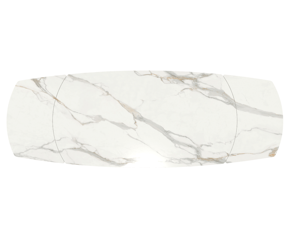 53.79 Bach Extending Dining Table with Rounded Corners - Bontempi