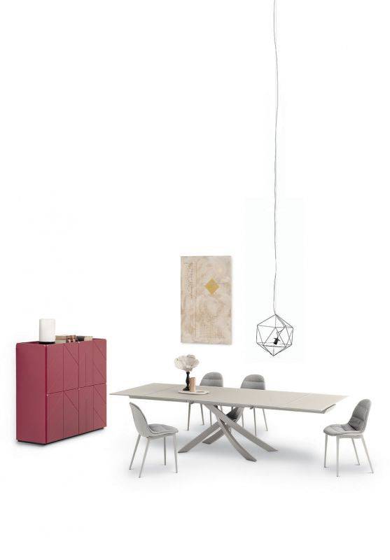 Artistico 75" to 114" Extending Dining Table by Bontempi Casa - Trade Source Furniture