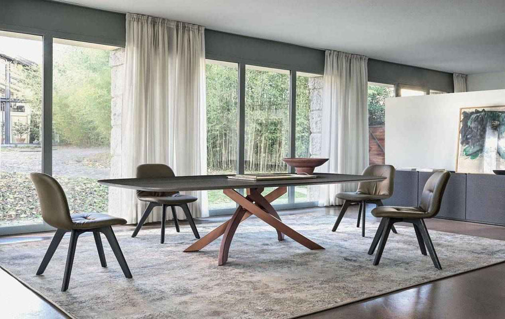 Artistico 75" to 114" Extending Dining Table by Bontempi Casa - Trade Source Furniture