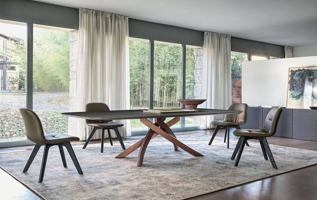 Artistico 75" to 114" Extending Dining Table by Bontempi Casa - Trade Source Furniture