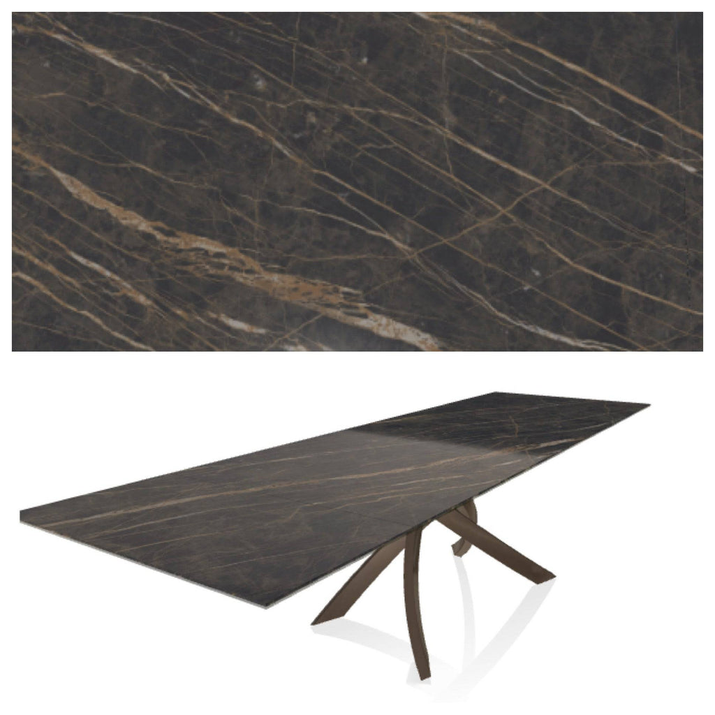 Artistico 75" to 114" Extending Dining Table by Bontempi Casa - Trade Source Furniture