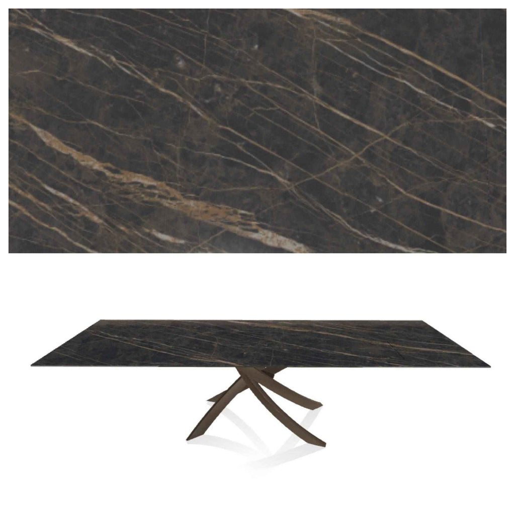 Artistico 75" to 114" Extending Dining Table by Bontempi Casa - Trade Source Furniture