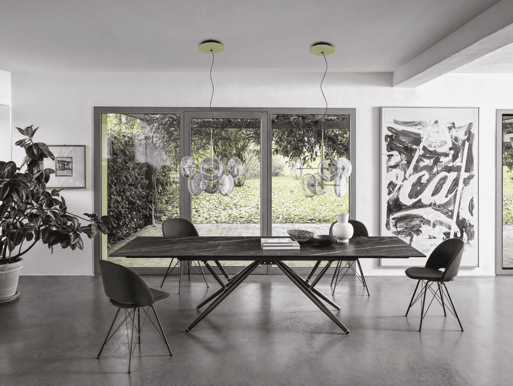 Bridge 75" to 114" Extending Dining Table by Bontempi Casa - Trade Source Furniture