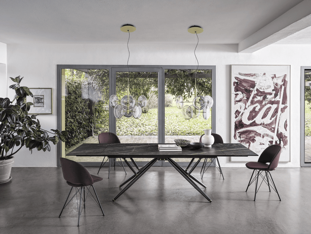 Bridge 75" to 114" Extending Dining Table by Bontempi Casa - Trade Source Furniture