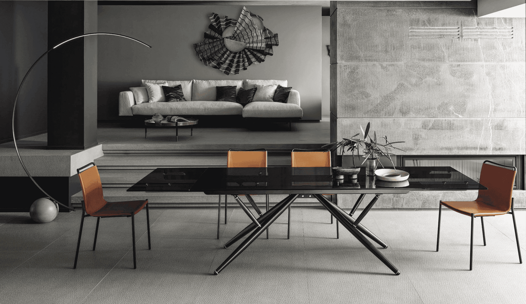 Bridge 75" to 114" Extending Dining Table by Bontempi Casa - Trade Source Furniture