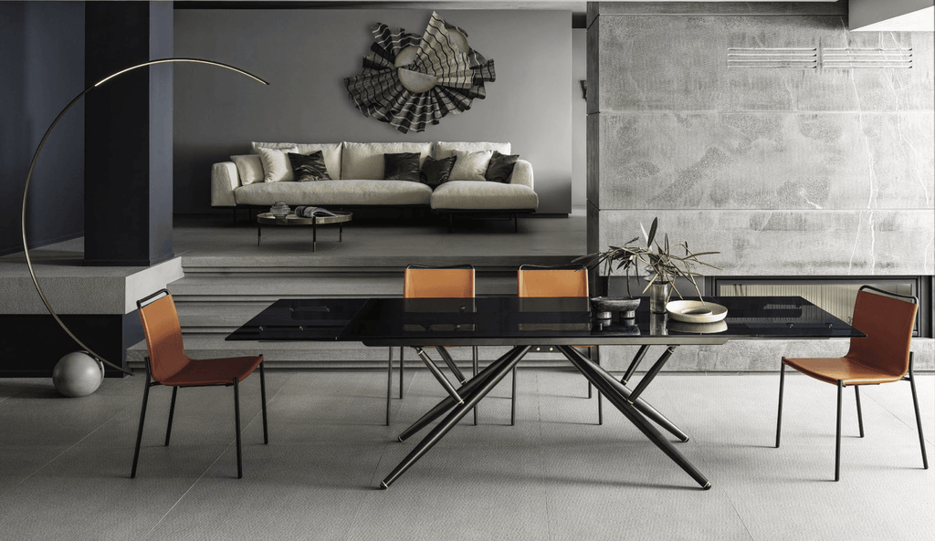 Bridge 75" to 114" Extending Dining Table by Bontempi Casa - Trade Source Furniture