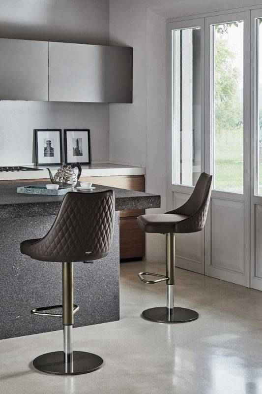 Clara Adjustable Height Stool by Bontempi Casa - Trade Source Furniture