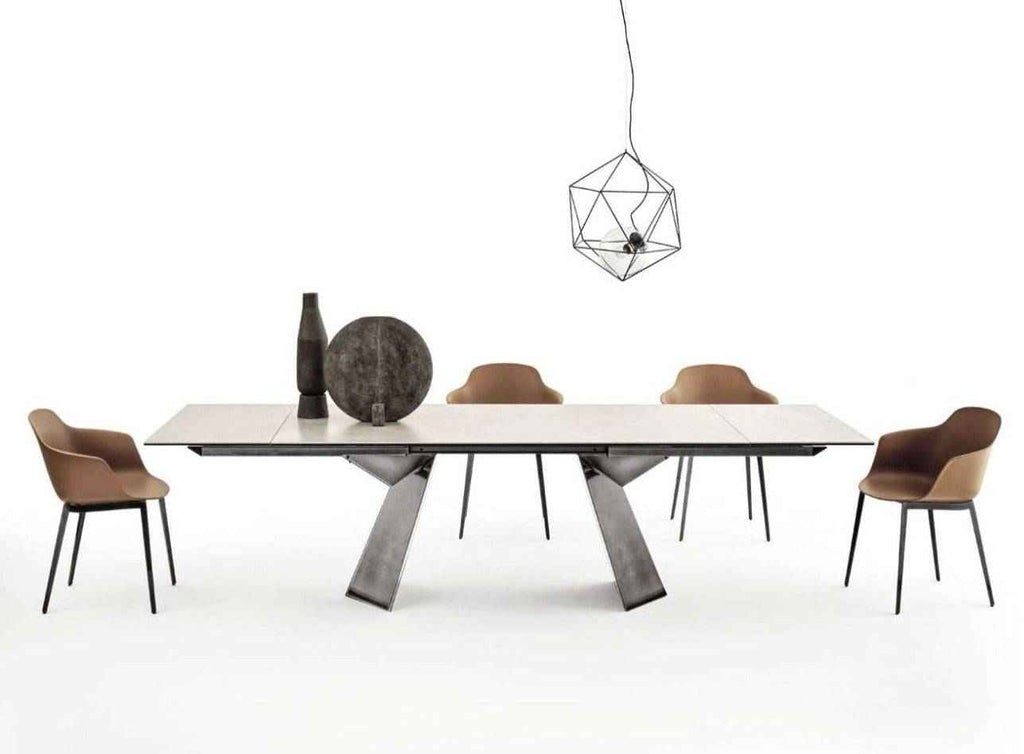 Fiandre 75" to 114" Extending Dining Table by Bontempi Casa - Trade Source Furniture