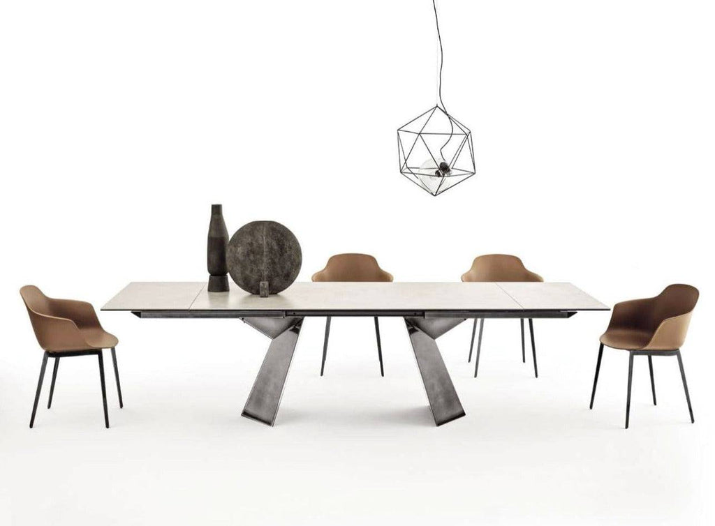Fiandre 75" to 114" Extending Dining Table by Bontempi Casa - Trade Source Furniture