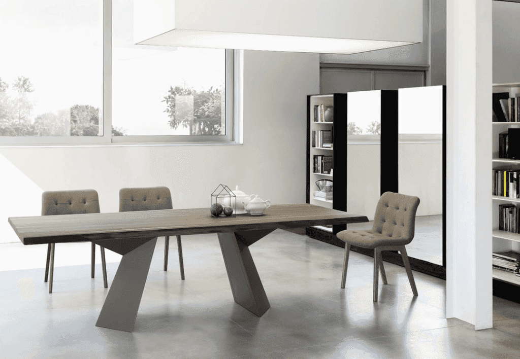 Fiandre Fixed Dining Table by Bontempi Casa - Trade Source Furniture