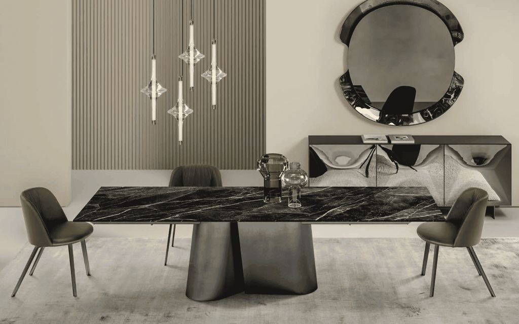 Kimono Dining Table with Rounded Corners - Bontempi