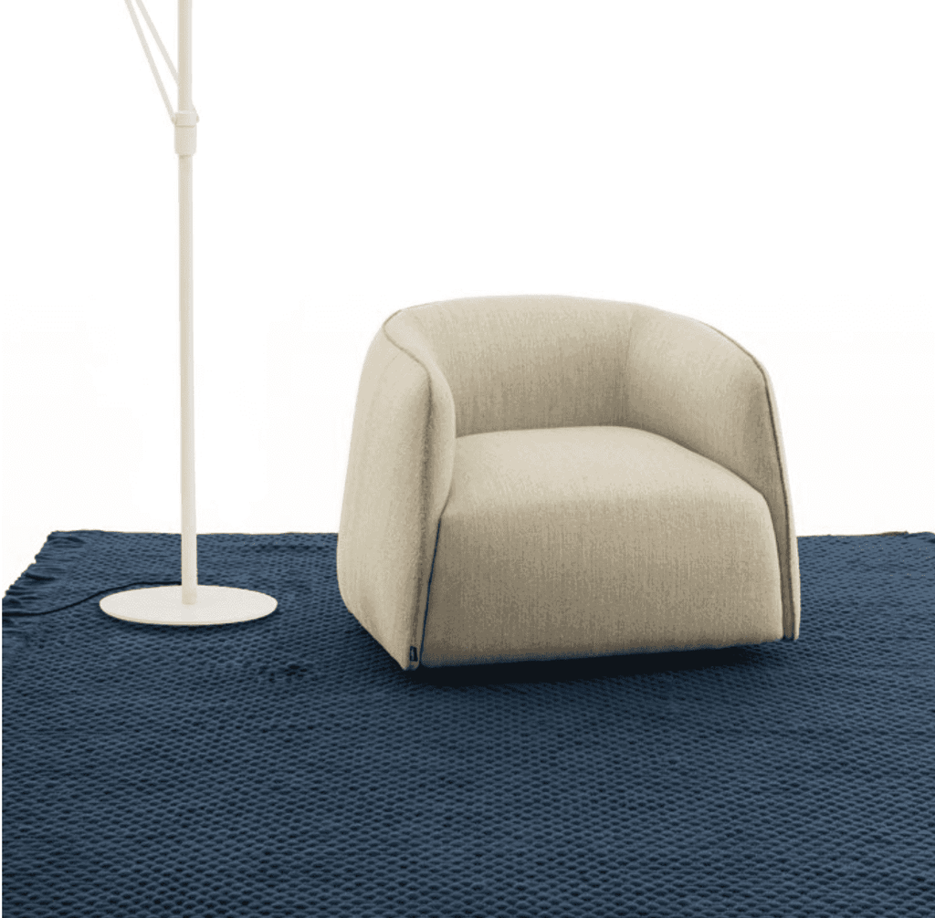 Kodi Swivel Armchair by Bontempi Casa - Trade Source Furniture