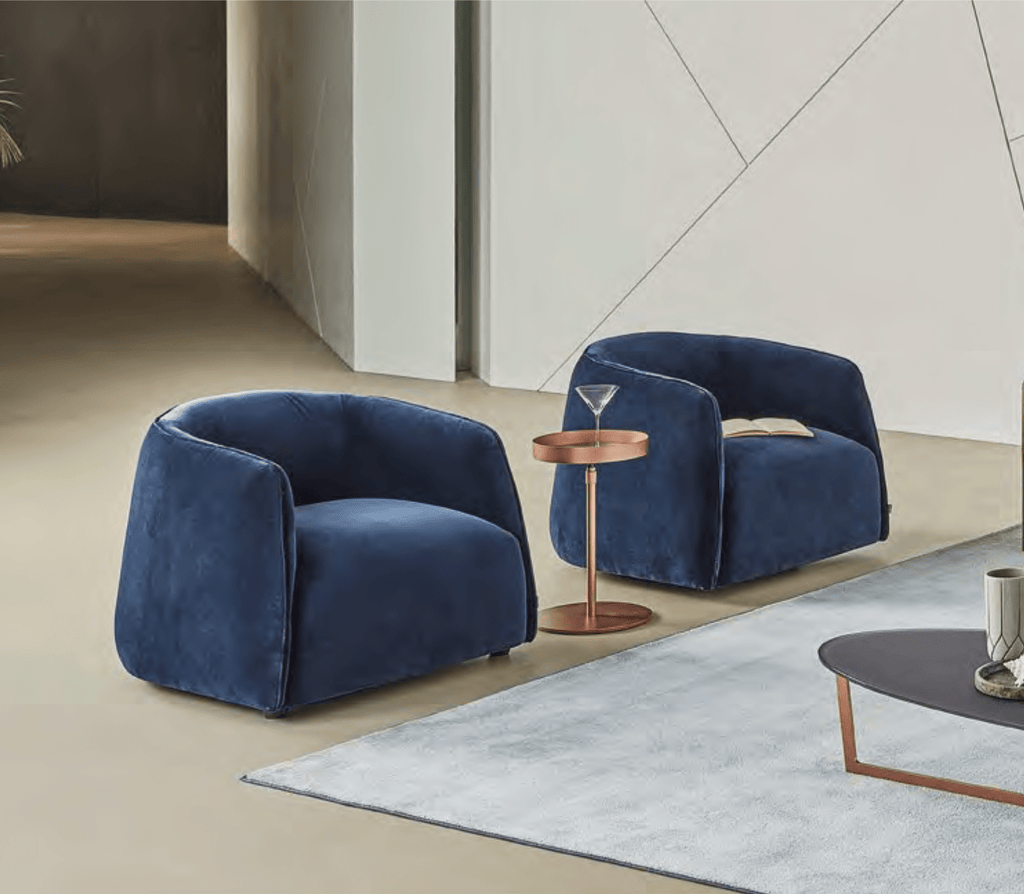 Kodi Swivel Armchair by Bontempi Casa - Trade Source Furniture