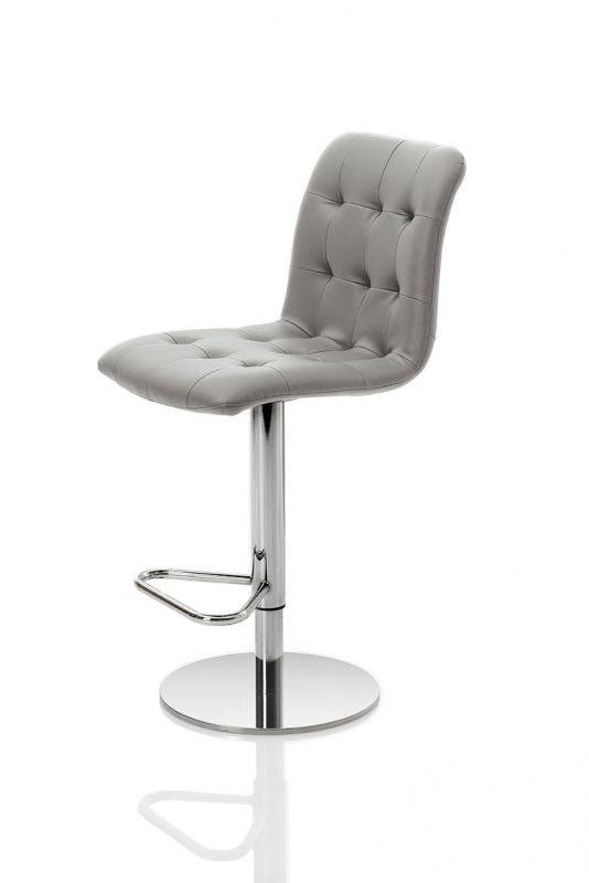 Kuga Adjustable Height Swivel Stool by Bontempi Casa - Trade Source Furniture