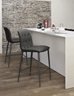 Kuga Counter Stool with Metal Legs by Bontempi Casa - Trade Source Furniture