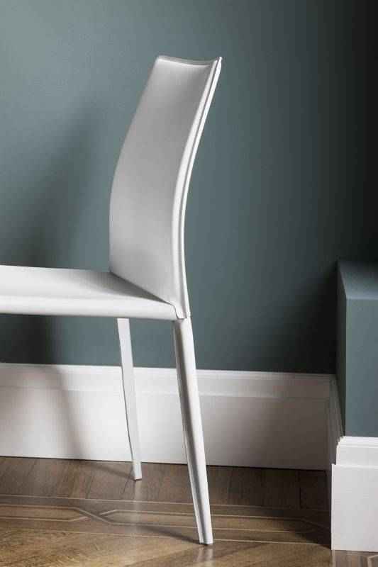 Linda Leather High Back Dining Chair by Bontempi Casa - Trade Source Furniture