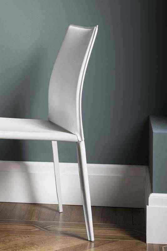 Linda Leather High Back Dining Chair by Bontempi Casa - Trade Source Furniture