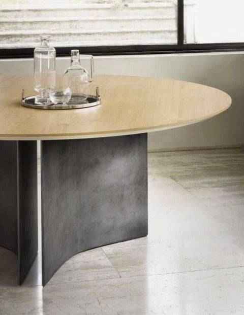 Magnum 59" Round Dining Table by Bontempi Casa - Trade Source Furniture