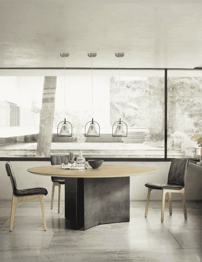 Magnum 59" Round Dining Table by Bontempi Casa - Trade Source Furniture