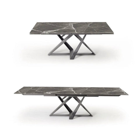 Millennium 75" to 114" Extending Dining Table by Bontempi Casa - Trade Source Furniture