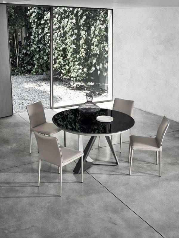 Millennium Ring Round Dining Table by Bontempi Casa - Trade Source Furniture