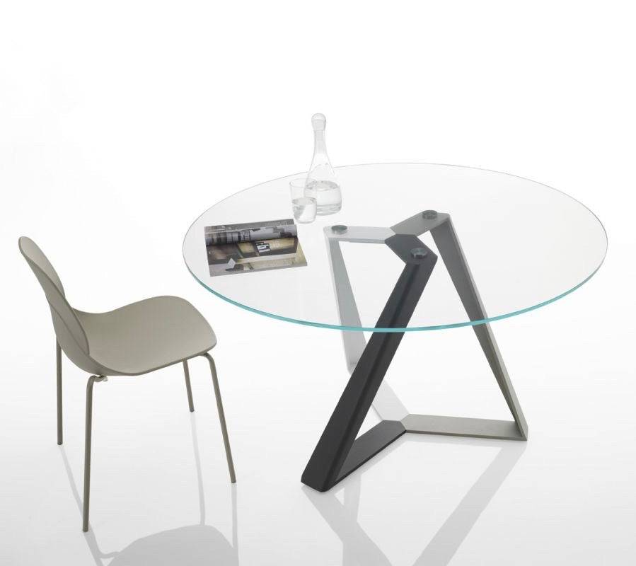 Millennium Round Dining Table by Bontempi Casa - Trade Source Furniture