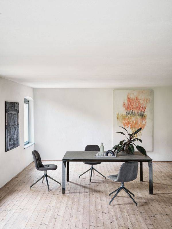 Mirage Fixed Dining Table by Bontempi Casa - Trade Source Furniture