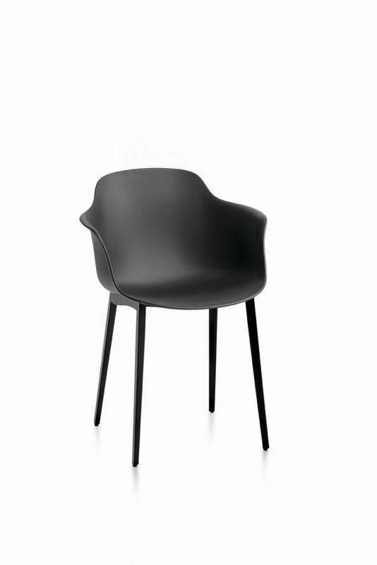 Mood Dining Chair with Arms by Bontempi Casa - Trade Source Furniture