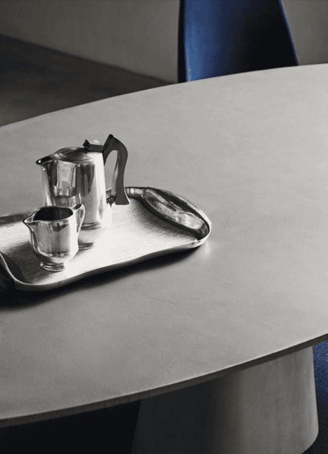Podium 79" Oval Dining Table by Bontempi Casa - Trade Source Furniture
