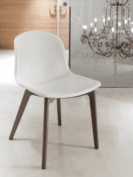 Seventy Hide Leather Dining Chairs by Bontempi Casa - Trade Source Furniture