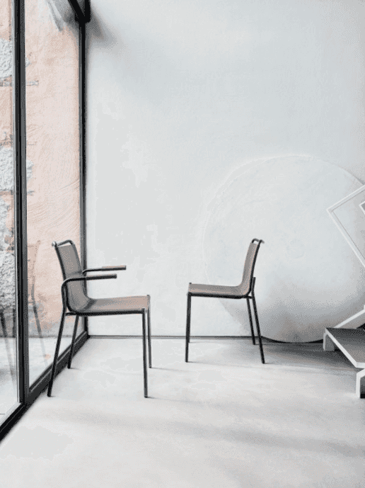 Shape Hide Leather Dining Chair by Bontempi Casa - Trade Source Furniture