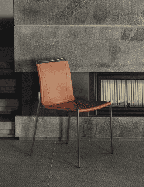 Shape Hide Leather Dining Chair by Bontempi Casa - Trade Source Furniture