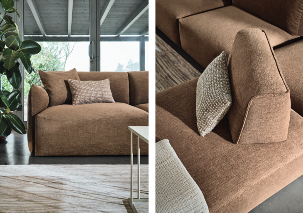 CS3469 Axis Low Sofa with Movable Backrests