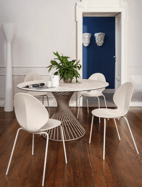 CS1359 Basil Chair with Metal Legs - Calligaris