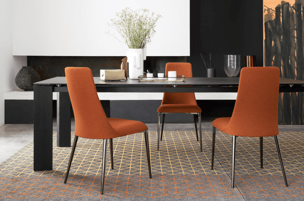 CS1424 Etoile Chair with Metal Legs - Trade Source Furniture