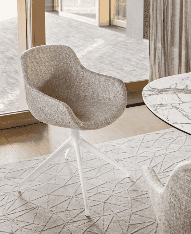 CS1810 Igloo Chair with Wood Legs - Calligaris