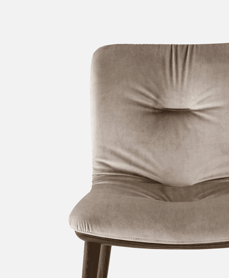 CS1846 Annie Soft Chair with Wood Legs - Calligaris