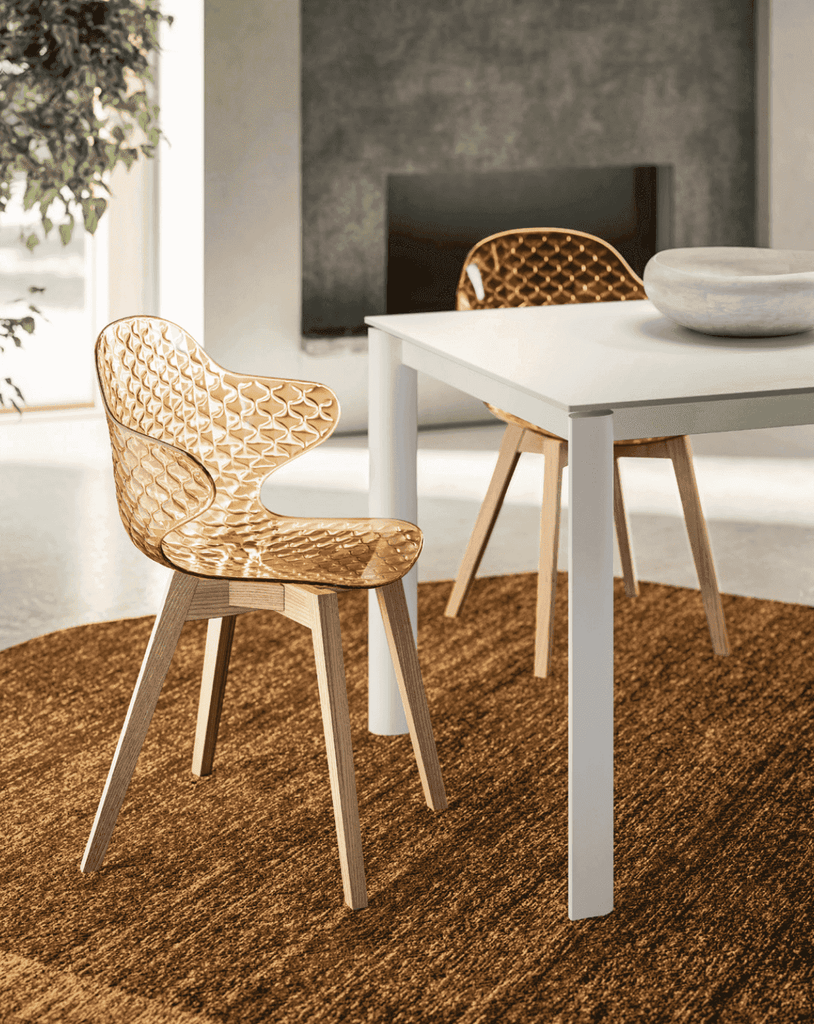 CS1855 St Tropez Chair with Wood Legs - Trade Source Furniture