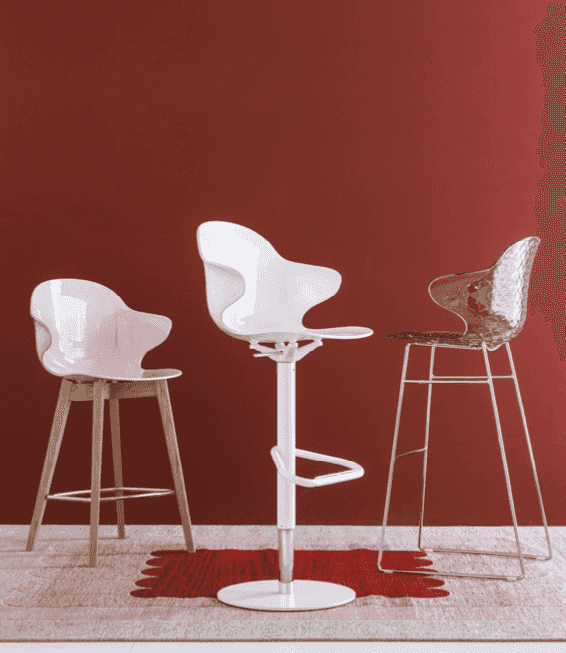 CS1879 St Tropez Counter Stool with Metal Legs - Trade Source Furniture