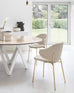 CS2037 Holly Dining Chair with Metal Legs - Calligaris