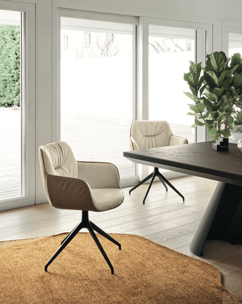 CS2074 Cocoon Chair with Wood Legs - Trade Source Furniture