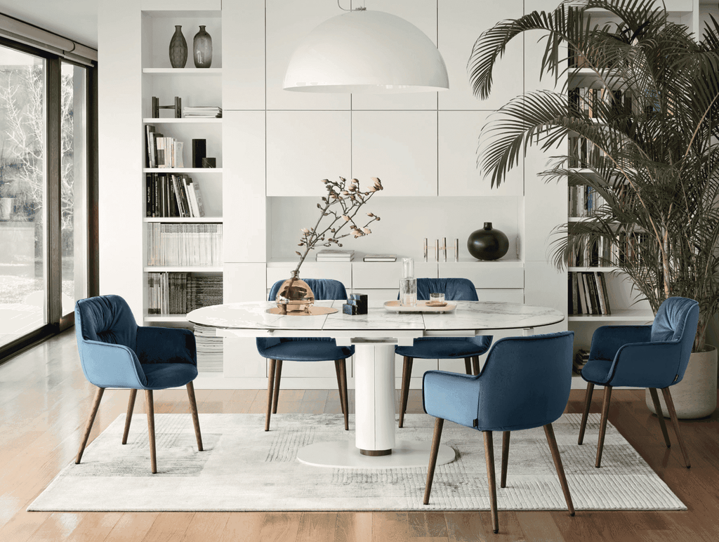 CS2074 Cocoon Chair with Wood Legs - Trade Source Furniture