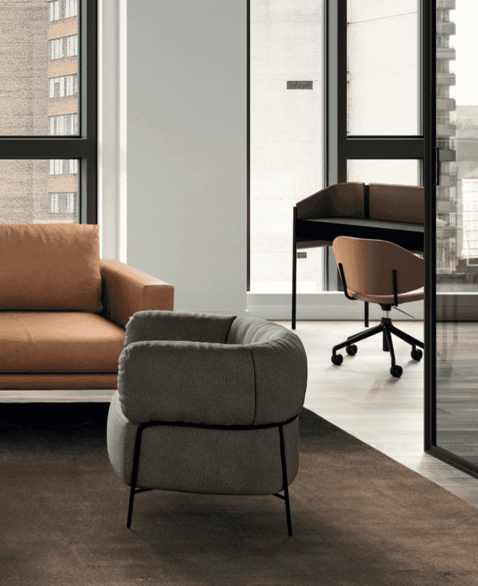 CS3409 Quadrotta Lounge Chair - Trade Source Furniture