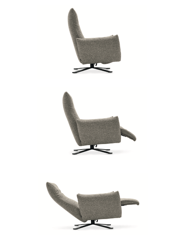 CS342 Polse Swivel Reclining Chair - Trade Source Furniture
