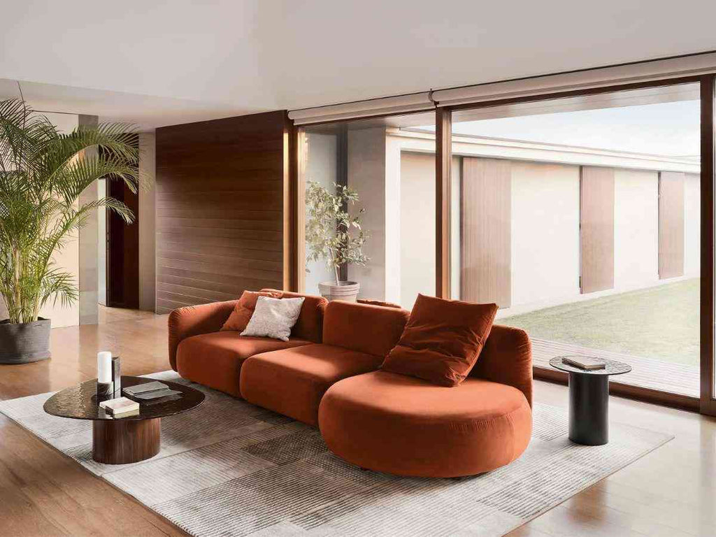 CS3442 Ginza Round Arms Sofa - Trade Source Furniture
