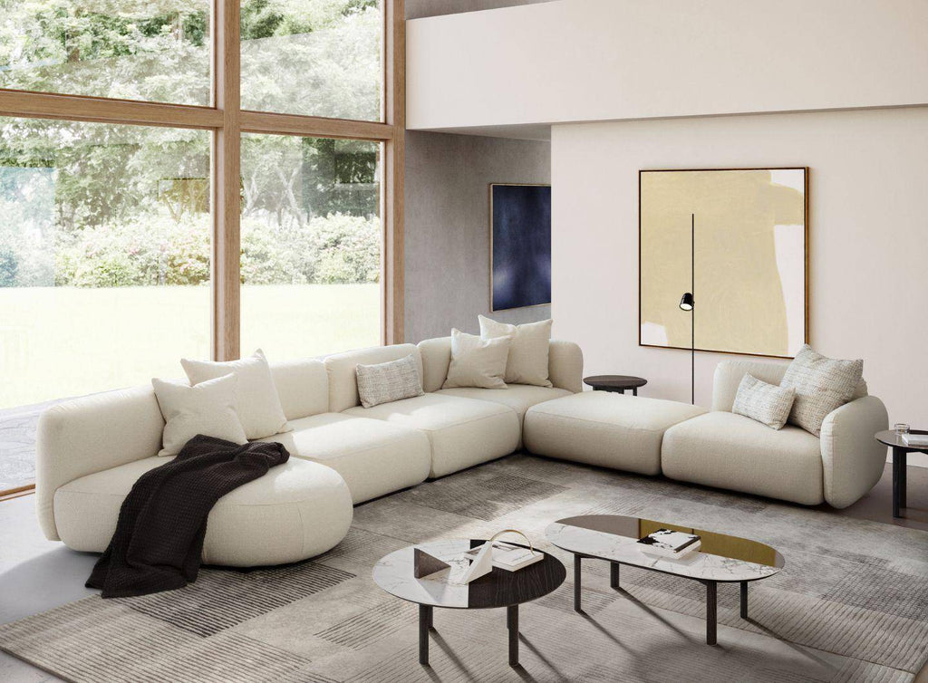 CS3442 Ginza Round Arms Sofa - Trade Source Furniture